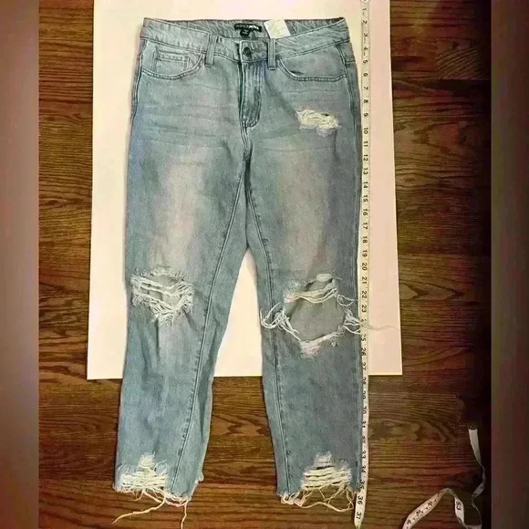 Fashion Nova Denim - Fashionova Ripped Jeans Size 3, 100% cotton
